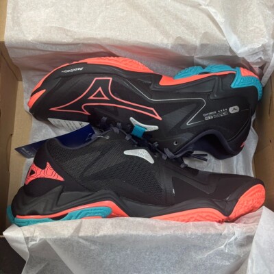 Mizuno Volleyball Shoes WAVE LIGHTNING Z8 V1GA240006 Black/Orange/Blue E 2025SS