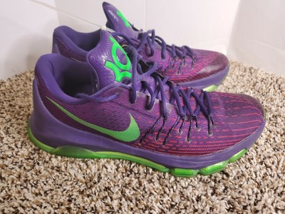 nike kd purple green