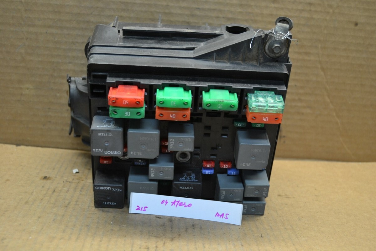 2003-05 Pontiac Grand AM Fuse Box Junction OEM Module 22718487 10a5-215