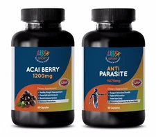 immune system dietary supplement - ACAI BERRY – ANTI-PARASITE COMBO 2B - garlic 