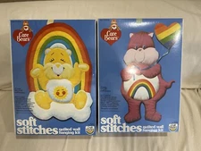 Care Bears Soft Stitches quilted Wall Hanging Kit Cheer & Funshine Bear Sealed