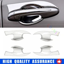 For Toyota RAV4 2013-2018 Chrome Silver Exterior Side Door Bowl Frame Trim 4PCS