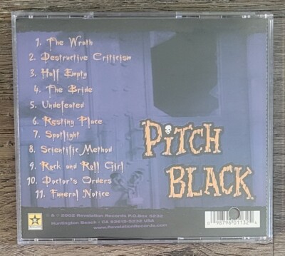 PITCH BLACK 'Pitch Black' CD Self Titled Punk Rock | eBay