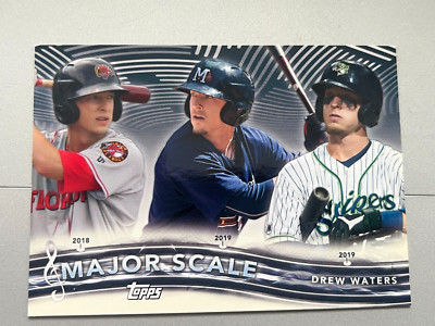 DREW WATERS 2021 Topps Pro Debut RC Major Scale Insert MS-8