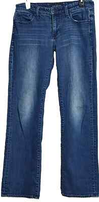 Lucky Brand Women's Orta Prem. Blue Denim Straight Leg Jean's Size 6/28 Reg