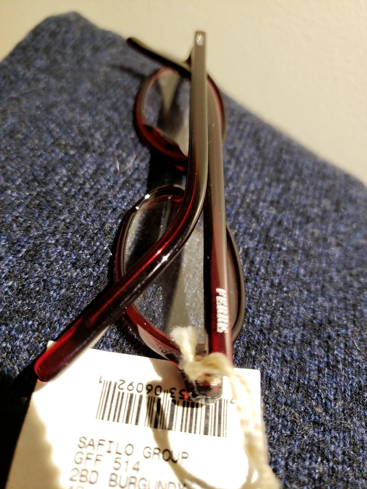 FERRE GIANFRANCO EYEGLASSES GFF 514 28D 48/17/135 RED  K - Imagem 4 de 4