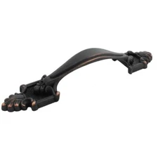 GlideRite 3-1/2" CC Deco Cabinet Pull Oil Rubbed Bronze 4116-ORB-1 (432)