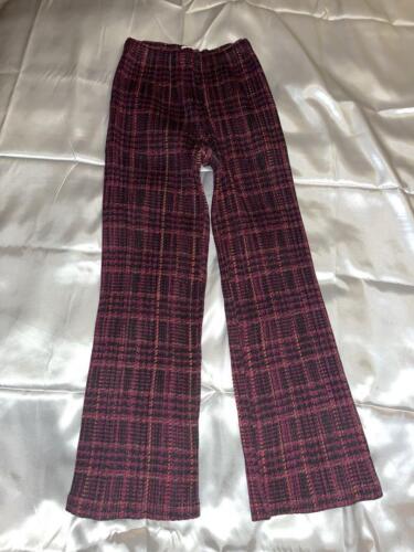 ISSEY MIYAKE PLEATS PLEASE Wide Pants Check Purple Red Size 1 - Picture 2 of 6