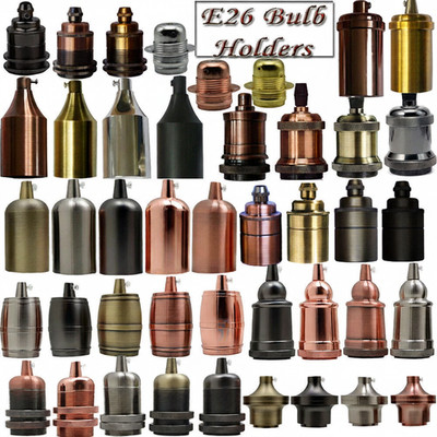 E26 Antique Retro Edison Lamp Holder Pendant Wall Light Fitting Socket