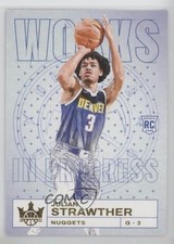 2023-24 Panini Court Kings Works in Progress Julian Strawther #14 6e0