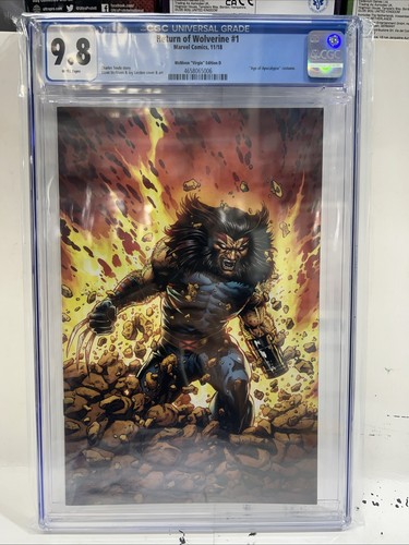 Return of Wolverine (2018 Marvel) #1 McNiven Virgin Variant CGC 9.8 1:700
