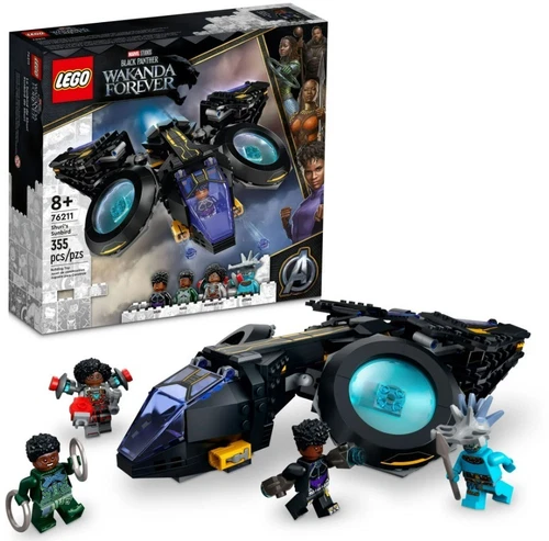 LEGO Marvel Black Panther Wakanda Forever Shuri's Sunbird 76211 Building Toy Set