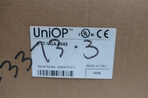 Uniop ETT-VGA-0045 Operator Interface Panel - Picture 8 of 9