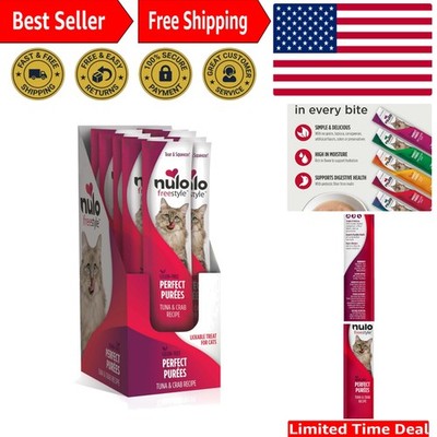 48 Pack of Freestyle  Wet Cat Treats - Tuna & Crab Flavor, 0.5 Ounce Each