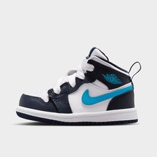 Kids' Toddler Air Jordan Retro 1 Mid Casual Shoes DQ8425 404