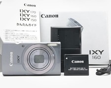 Canon IXY 160 / PowerShot ELPH 165 IS 20MP 8x Zoom Silver with Box