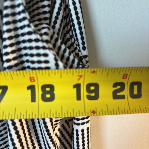 NWT Calvin Klein Black White Polka Dot Geometric Tank medium Career Business - Picture 6 of 9