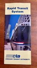 SOLD OUT - 1991 Rapid Transit System cta Chicago Transit Authority Brochure