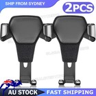 Universal Gravity Car Holder Mount Air Vent Cradle Stand For Mobile Phone AU