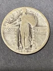 1927-D Standing Liberty Quarter Silver GOOD / VG FULL DATE