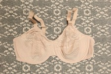 New Wacoal Visual Effects Minimizer Bra - Size 42DD - Sand -  857210