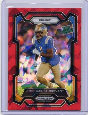 2024 Panini Prizm Draft - Rated Prospect J.Michael Sturdivant Red Ice Prizm