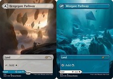 Hengegate Pathway   Mistgate Pathway - Foil - Secret Lair: Ultimate Edition 2