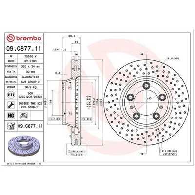 2x Bremsscheibe vorne für Porsche 718 982 911 991 992 996 997 | 26213189