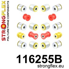 STRONGFLEX PU HINTERACHSBUCHSEN SATZ MERCEDES CLK W209 13MM 111826 - 51MM ROT