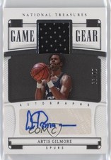 2022-23 Panini National Treasures Game Gear 21/99 Artis Gilmore Auto HOF 06mc