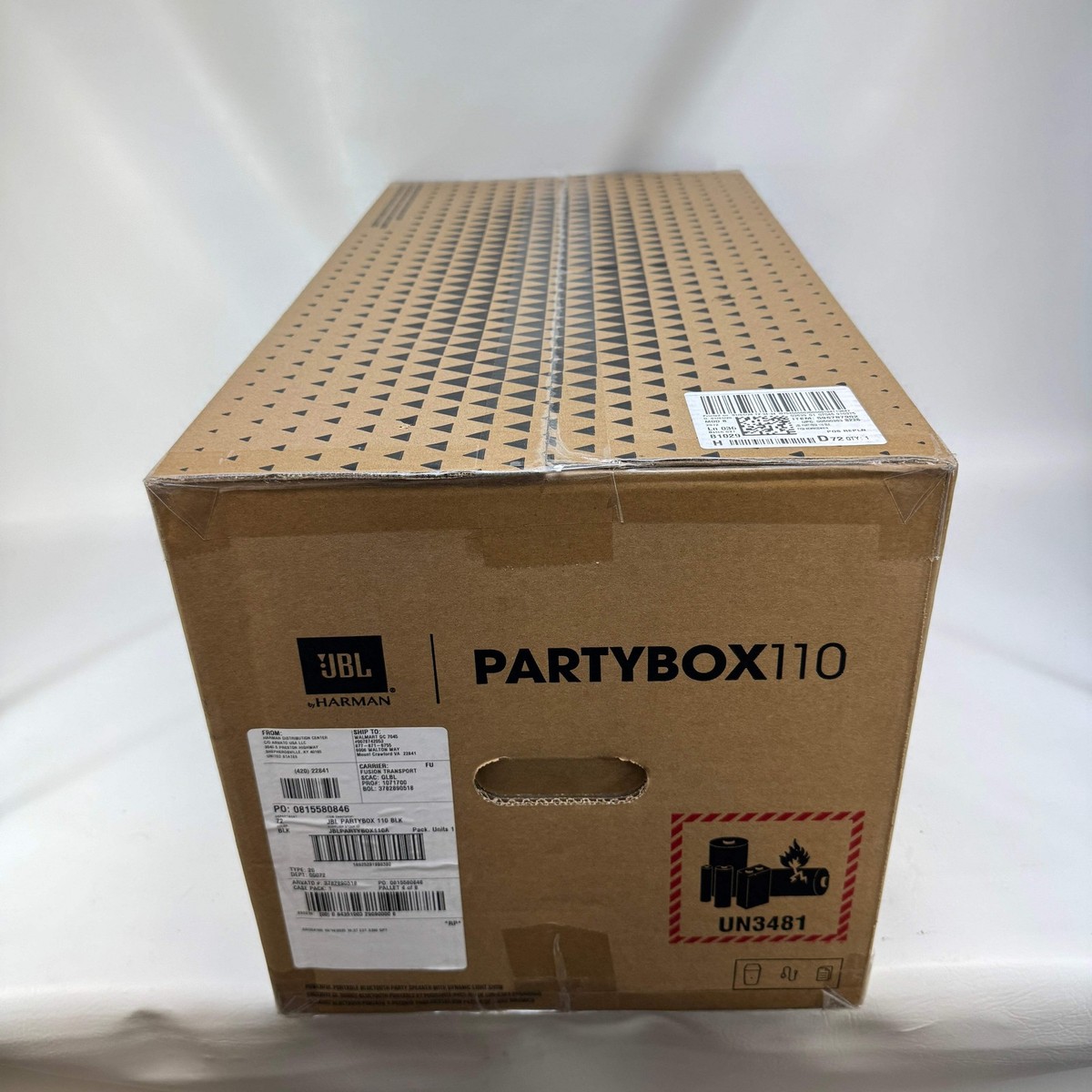 JBL PARTY BOX 110 新品未開封 JBL PartyBox 110 Portable Bluetooth Speaker - Black for sale