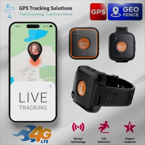 Professional 4G Real Time GPS Tracker Personal for Kids and Elderly SOS Button