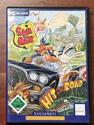 LucasArts Sam & Max Hit the Road - SCUMM Adventure PC CDROM