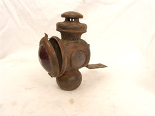 Vintage Ford Model T Cowl Lamp Side Light E J Model Red Lens Auto Antique Car