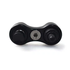 Anodized Aluminum Retro Motorcycle Handlebar Switch with Self-reset Button