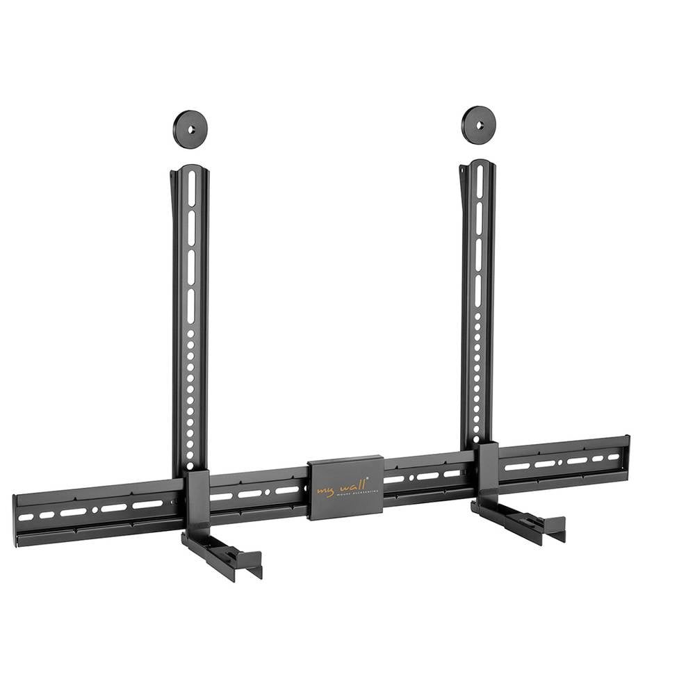 Support barre de son My Wall HZ 31 L noir pour salon épuré sans meuble