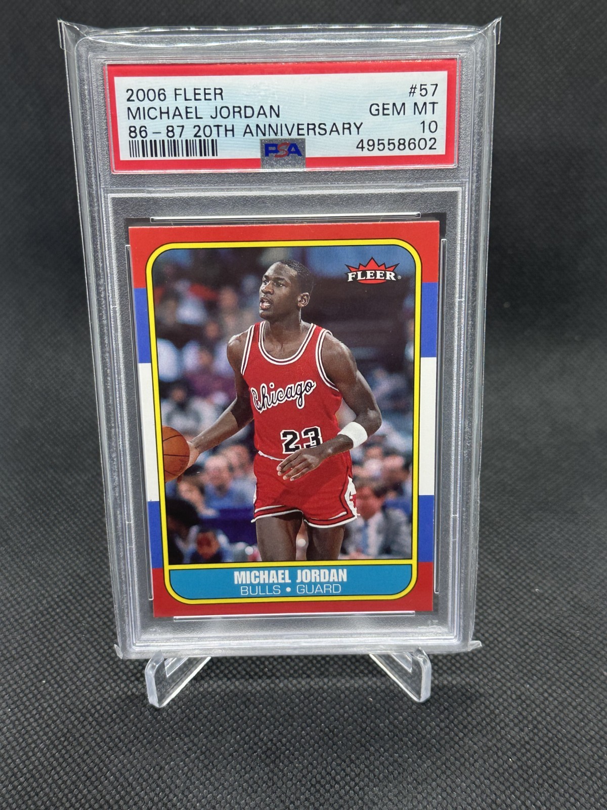 Michael Jordan - 2006-07 Fleer '86-87 20th Anniversary #57 PSA 10