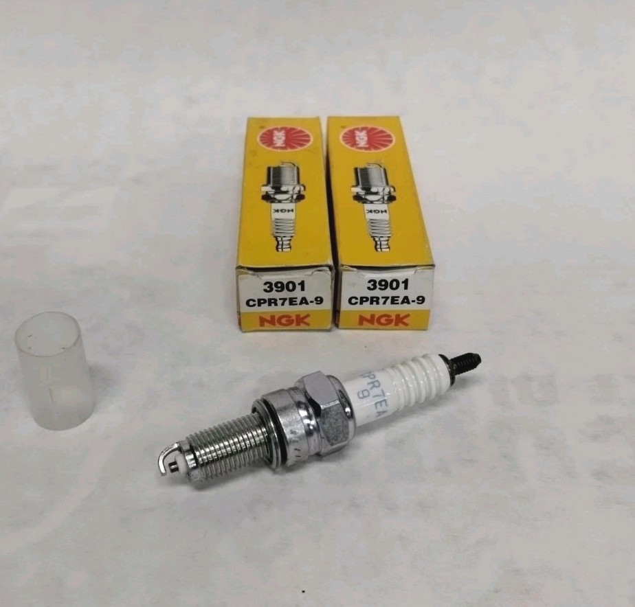 NGK Spark Plug CPR7EA-9 CPR7EA9 3901 - 2 Pack Small Gas Engine Motorcycle 
