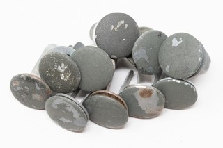 WWII German Helmet Liner Split Pin Lot of 10 Original Vintage Wehrmacht SP21