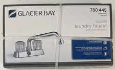 Glacier Bay Aragon 4" Centerset 780445 3-Hole 2-Handle Chrome Laundry Faucet