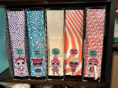 Lol  of 5 Omg Surprise multiple Series dolls . Includes Class press, Swag, Etc 
