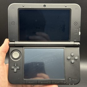 Nintendo 3DS XL Blue & Black Console w/ Charger, Stylus, SD Card & Mario Dream