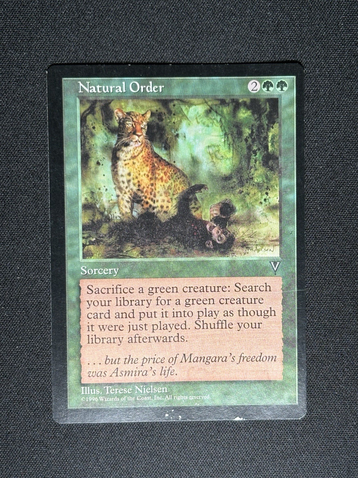 Magic: The Gathering Natural Order Visions Regular Green Rare Nielsen