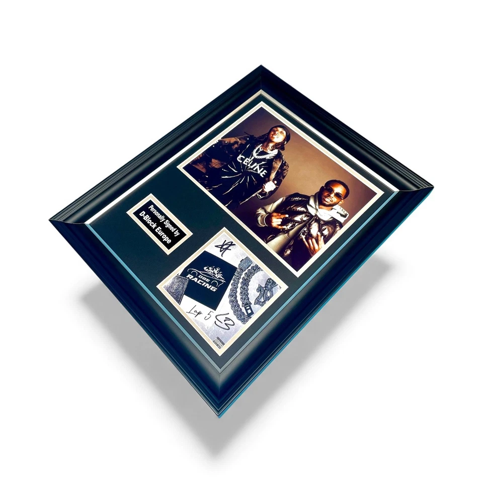 D-Block Europe SIGNED Lap 5 Artwork Display & COA Autographed Music Memorabilia - Image 3 of 4