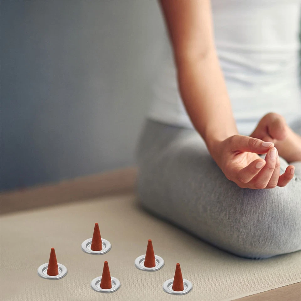 30 Pcs Portaincenso Bastoncino Bruciatore Piccolo Vassoio Di Burner Cono - Immagine 4 di 4