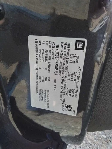 Driver Side View Mirror Power Turn Signal Opt DL3 Fits 09-14 ESCALADE 1598647