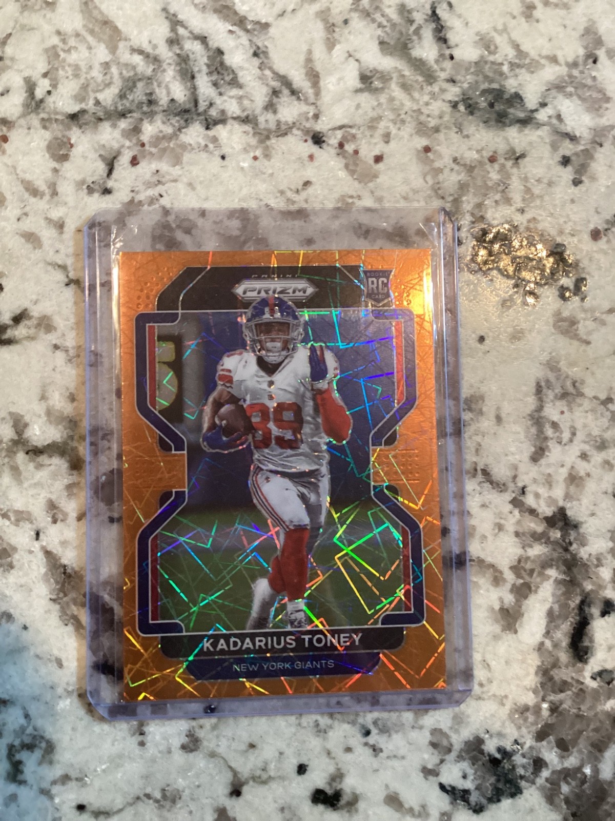 2021 Panini Prizm - Rookie Kadarius Toney #342 Lazer Prizm (RC)