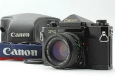 [ Exc+5 ] Canon F-1 Early 35mm Film Camera New FD 50mm f1.4 lens From JAPAN
