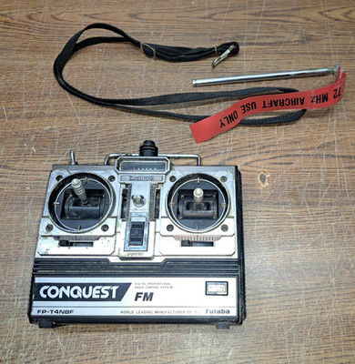 Futaba Conquest FM FP-T4NBF 72.590 MHz Aircraft Radio Control