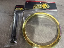 Bass Drum O's Port Hole Ring with Cutter - 6" - Brass | FREE SHIPPING
